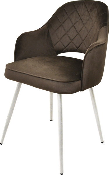 Изображение товара Стул Мирабелла Оксфорд Велюр (кофейный/белый)