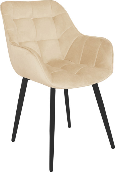 Изображение товара Стул Мирабелла Толедо Велюр (бежевый/черный)