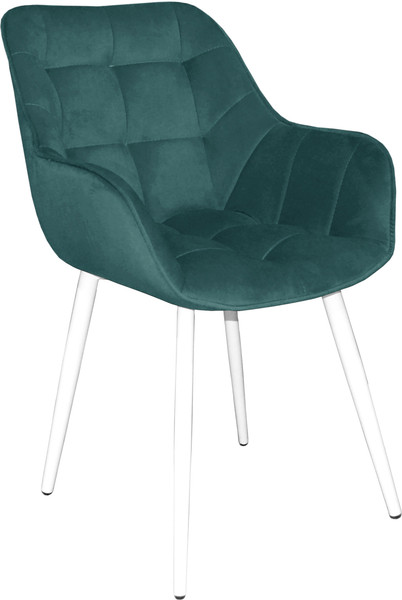 Изображение товара Стул Мирабелла Толедо Велюр (изумрудный/белый)
