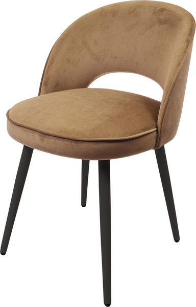 Изображение товара Стул Мирабелла Монако Велюр (бежевый/черный)