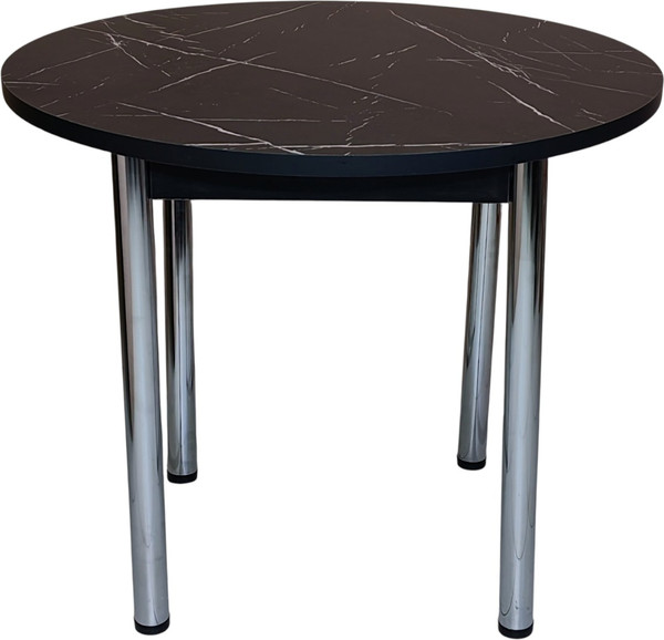 Изображение товара Обеденный стол СВД Юнио 025.П20.Х (мрамор неро маркина)
