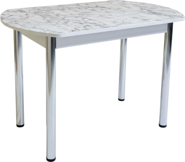 Изображение товара Обеденный стол СВД Юнио 100х60 / 006Э.П15.Х (мрамор каррара)