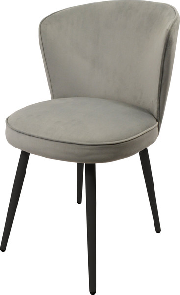 Изображение товара Стул Мирабелла Палермо Велюр (серый/черный)