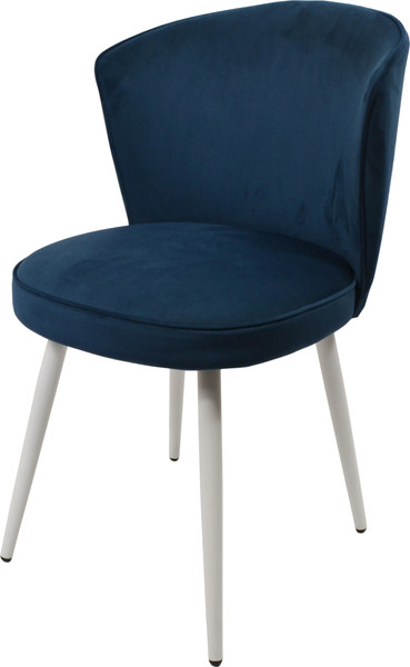 Изображение товара Стул Мирабелла Палермо Велюр (синий/белый)