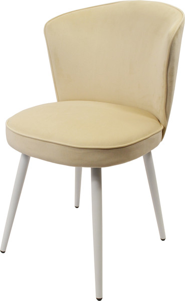 Изображение товара Стул Мирабелла Палермо Велюр (кремовый/белый)