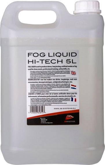 Изображение товара Жидкость для генератора дыма JB Systems Fog Liquid Hi-tech (5л)