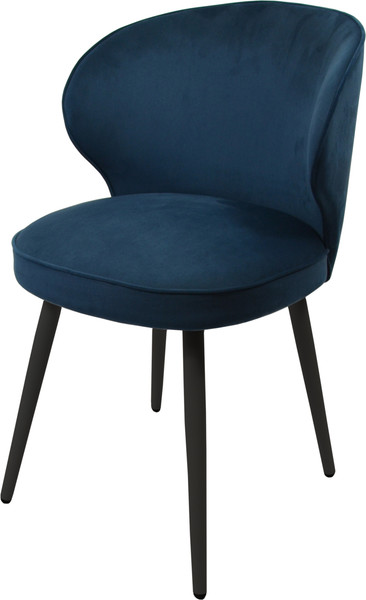 Изображение товара Стул Мирабелла Осло Велюр (синий/черный)