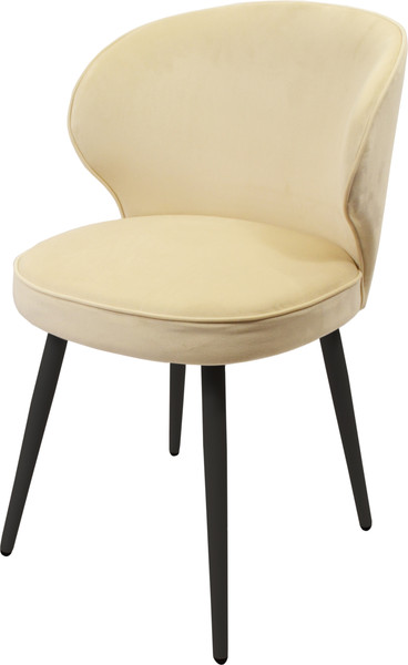 Изображение товара Стул Мирабелла Осло Велюр (кремовый/черный)