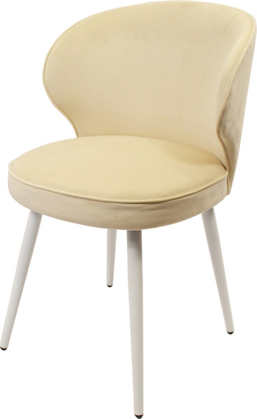 Изображение товара Стул Мирабелла Осло Велюр (кремовый/белый)
