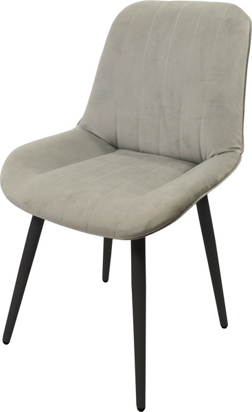 Изображение товара Стул Мирабелла Глазго Велюр (серый/черный)