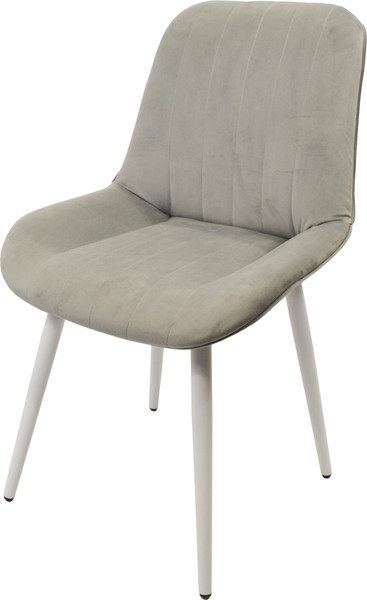 Изображение товара Стул Мирабелла Глазго Велюр (серый/белый)