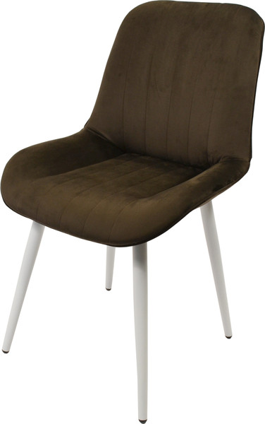 Изображение товара Стул Мирабелла Глазго Велюр (кофейный/белый)