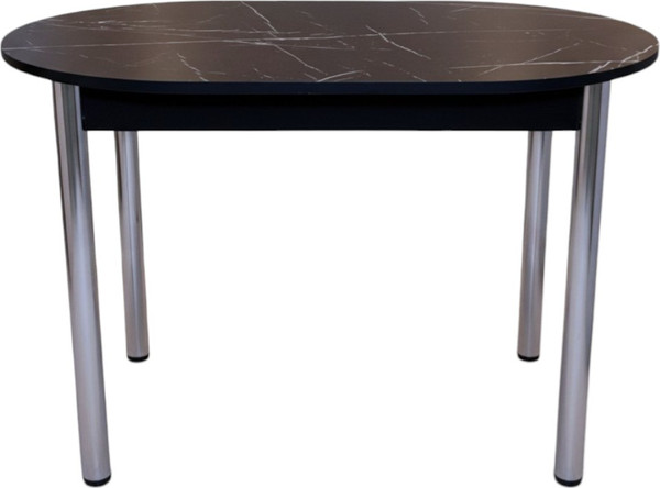 Изображение товара Обеденный стол СВД Юнио 110х70 / 007О.П20.Х (мрамор неро маркина)