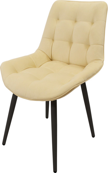 Изображение товара Стул Мирабелла Женева Велюр (кремовый/черный)