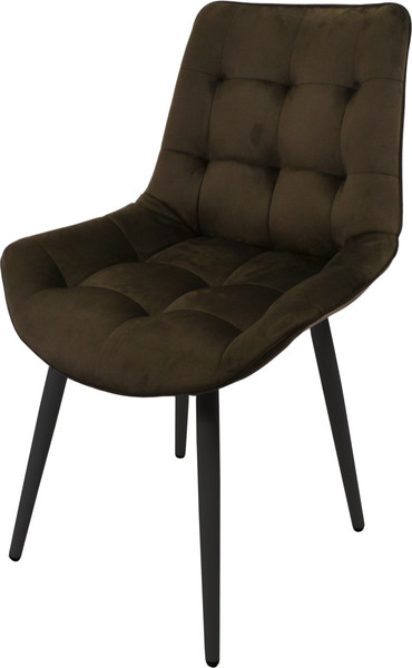 Изображение товара Стул Мирабелла Женева Велюр (кофейный/черный)