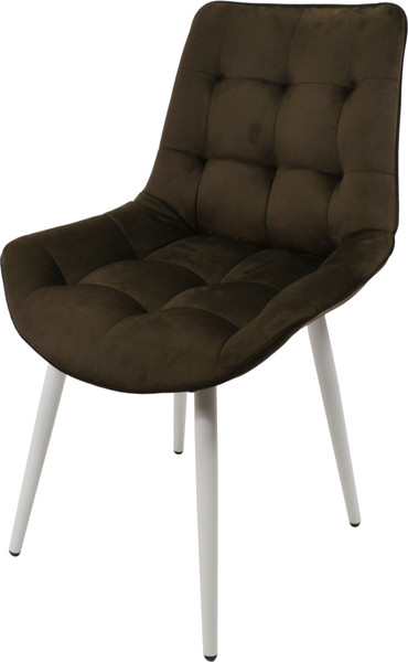 Изображение товара Стул Мирабелла Женева Велюр (кофейный/белый)