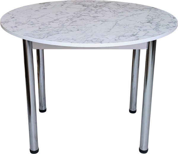 Изображение товара Обеденный стол СВД Юнио 029.П15.Х (мрамор каррара)