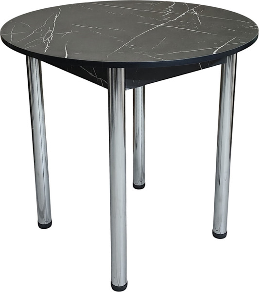 Изображение товара Обеденный стол СВД Юнио 030.П20.Х (мрамор неро маркина)