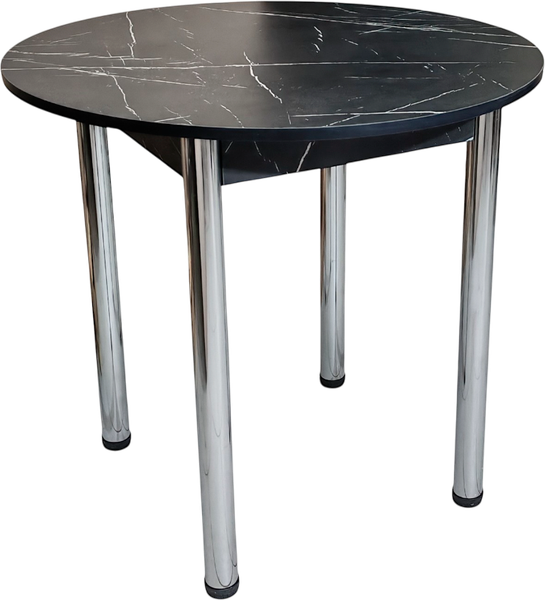 Изображение товара Обеденный стол СВД Юнио 030.П20.Х (мрамор неро маркина)