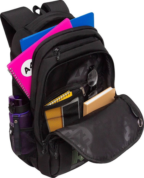 Изображение товара Школьный рюкзак Grizzly RU-530-6 (черный)