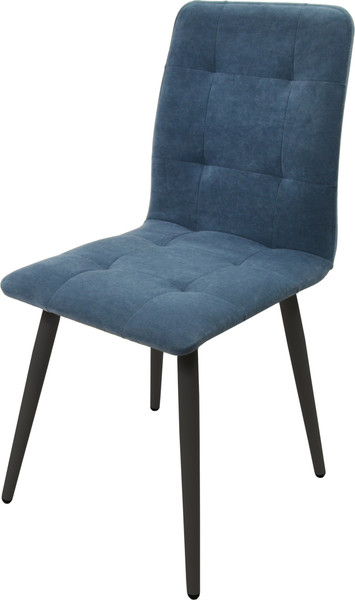 Изображение товара Стул Мирабелла Марсель Велюр (синий/черный)