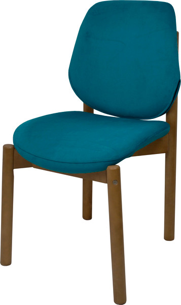 Изображение товара Стул Мирабелла Рио Велюр (изумрудный, темное дерево)