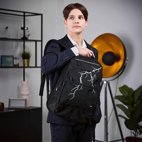 Изображение товара Рюкзак Grizzly RU-531-2 (черный/белый)