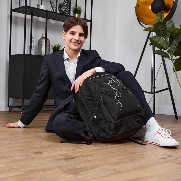 Изображение товара Рюкзак Grizzly RU-531-2 (черный/белый)