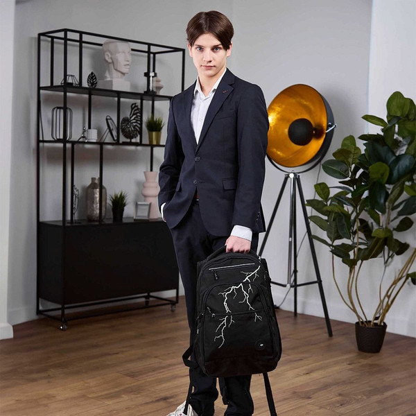 Изображение товара Рюкзак Grizzly RU-531-2 (черный/белый)