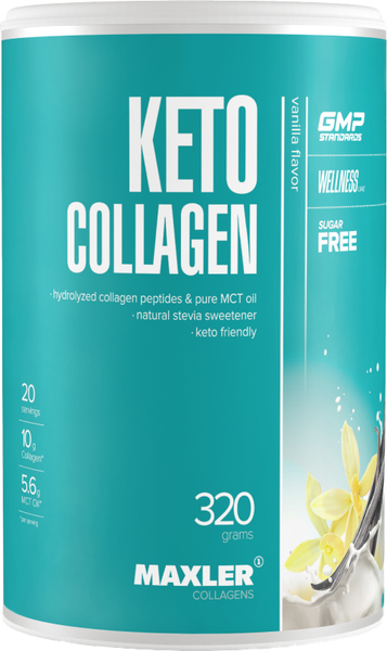 Изображение товара Коллаген Maxler Keto Ваниль (320г)