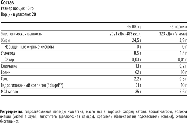 Изображение товара Коллаген Maxler Keto Ваниль (320г)