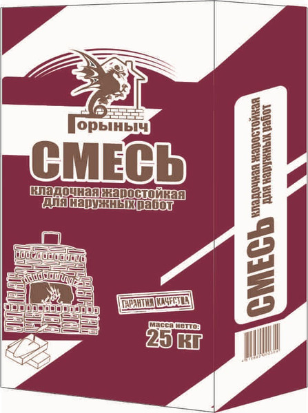 Изображение товара Кладочная смесь Горыныч Для наружных работ (25кг)