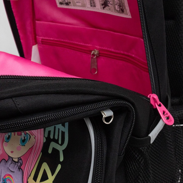 Изображение товара Школьный рюкзак Grizzly RG-560-6 (черный)