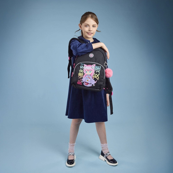 Изображение товара Школьный рюкзак Grizzly RG-560-6 (черный)