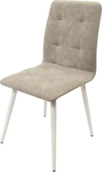 Изображение товара Стул Мирабелла Марсель Велюр (серый/белый)