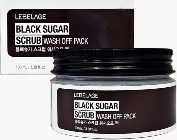 Изображение товара Скраб для лица Lebelage Black Sugar Scrub Wash Off Pack (100мл)