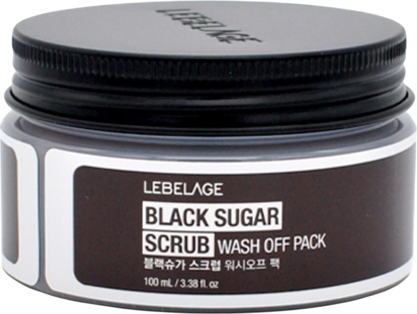 Изображение товара Скраб для лица Lebelage Black Sugar Scrub Wash Off Pack (100мл)