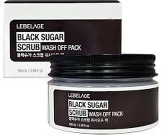 Изображение товара Скраб для лица Lebelage Black Sugar Scrub Wash Off Pack (100мл)