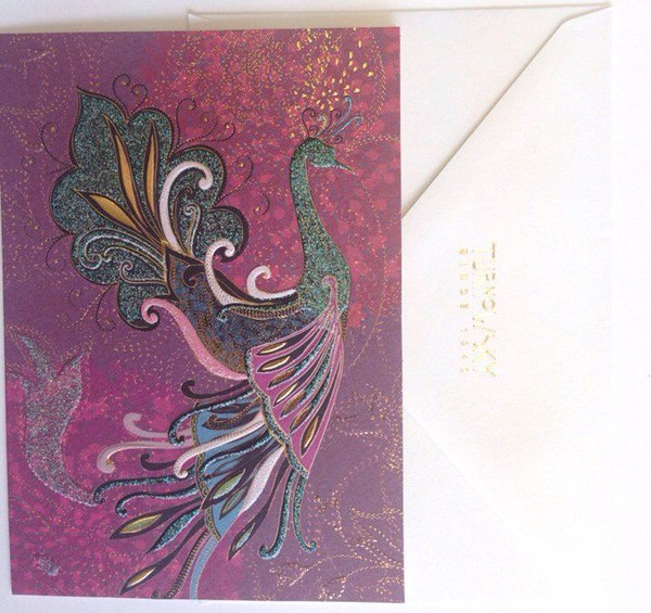 Изображение товара Открытка Turnowsky Павлин MO5502R (красный)