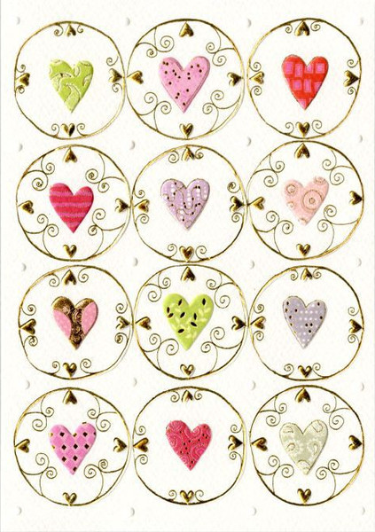 Изображение товара Открытка Turnowsky Сердца и арабески MO5831