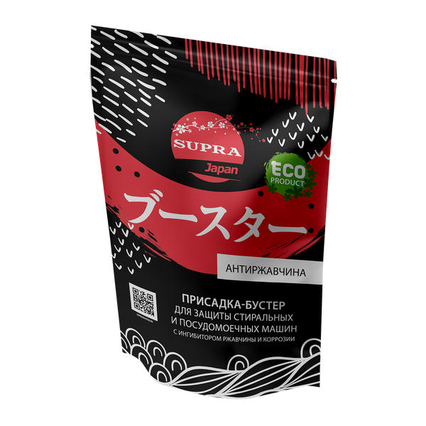 Изображение товара Чистящее средство для стиральной машины Supra Присадка-бустер Антиржавчина для защиты СМ и ПММ (25x10г)