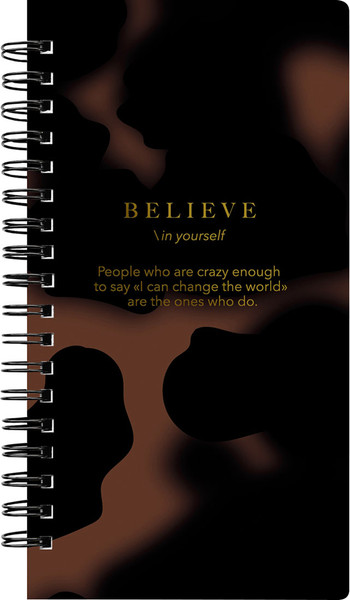 Изображение товара Блокнот Be Smart Believe пятна на коричневом / N4265 (100л)