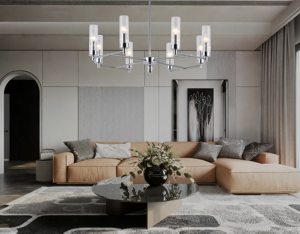 Изображение товара Люстра Ambrella LH55152/8 CH/CL (хром/прозрачный)