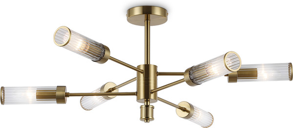 Изображение товара Люстра Ambrella LH55161/6 BS/CL (латунь/прозрачный)