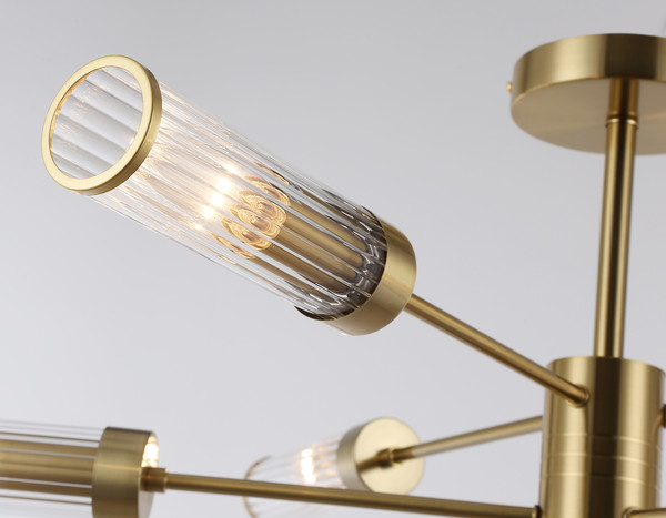 Изображение товара Люстра Ambrella LH55161/6 BS/CL (латунь/прозрачный)