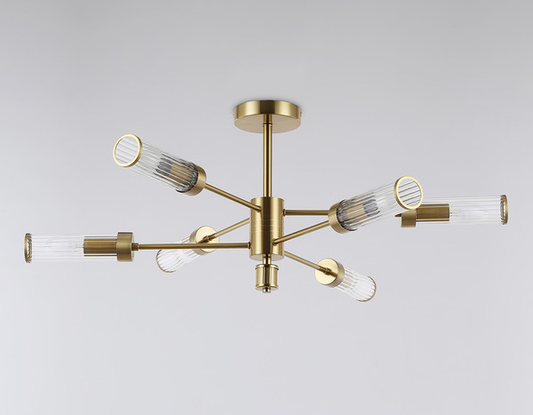 Изображение товара Люстра Ambrella LH55161/6 BS/CL (латунь/прозрачный)