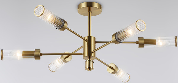 Изображение товара Люстра Ambrella LH55161/6 BS/CL (латунь/прозрачный)