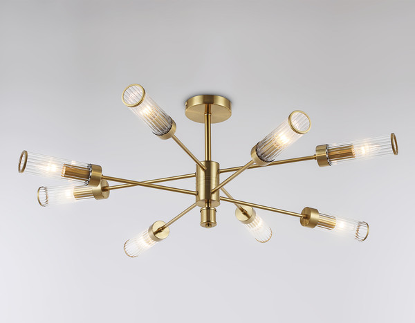 Изображение товара Люстра Ambrella LH55162/8 BS/CL (латунь/прозрачный)