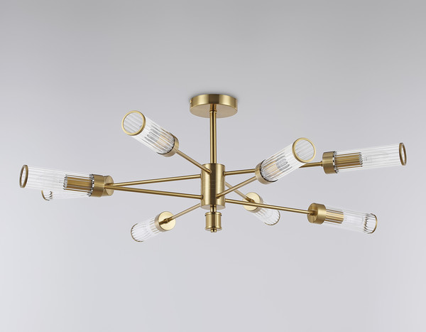 Изображение товара Люстра Ambrella LH55162/8 BS/CL (латунь/прозрачный)