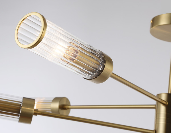 Изображение товара Люстра Ambrella LH55162/8 BS/CL (латунь/прозрачный)